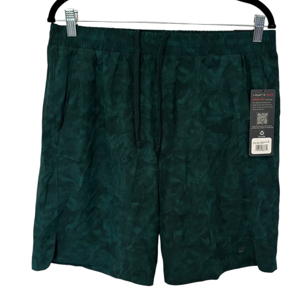 Layer 8 Men’s Quick Dry Athletic 9” Shorts‎